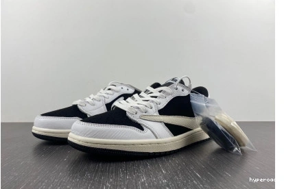 Hyperoad LOW JORDAN WHITE 1 X SCOTT OG TRAVIS AIR BLACK 0801